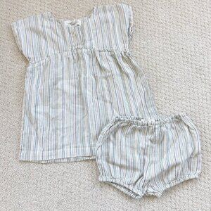 Serendipity Organic Cotton Striped Set 12M